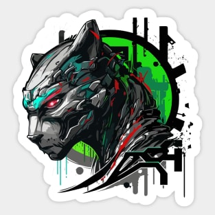 Graffiti Paint Panther Creative Sticker